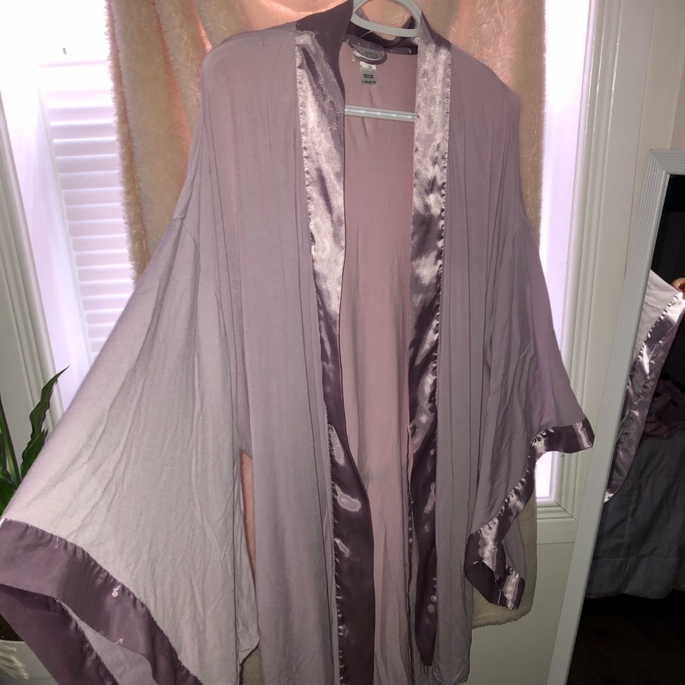 purple lasenza robe